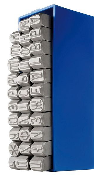 GRAVUREM Schlagbuchstaben (KYRILLISCHES ALPHABET), Schrifthöhe: 5 mm, 10805000