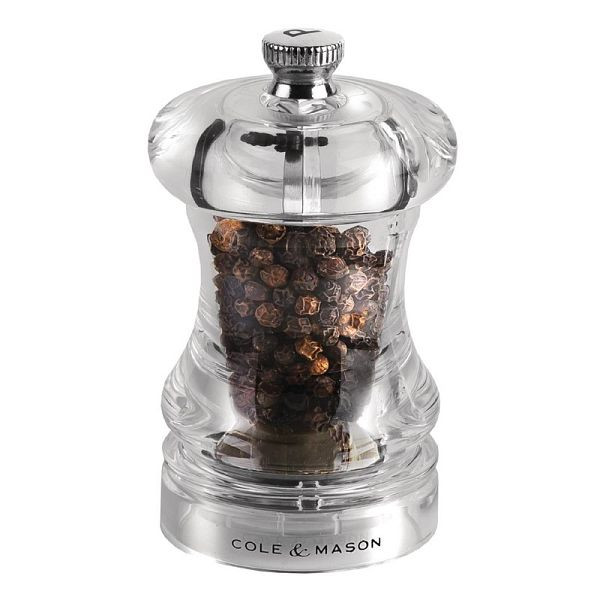 Cole & Mason Pfeffermühle Acryl 8,5cm, CB029, 5011268899997