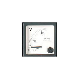 ELMAG Spannungsmessgerät 1x230 oder 400Volt, Voltmeter (V) für Stromerzeuger (montiert), 53332