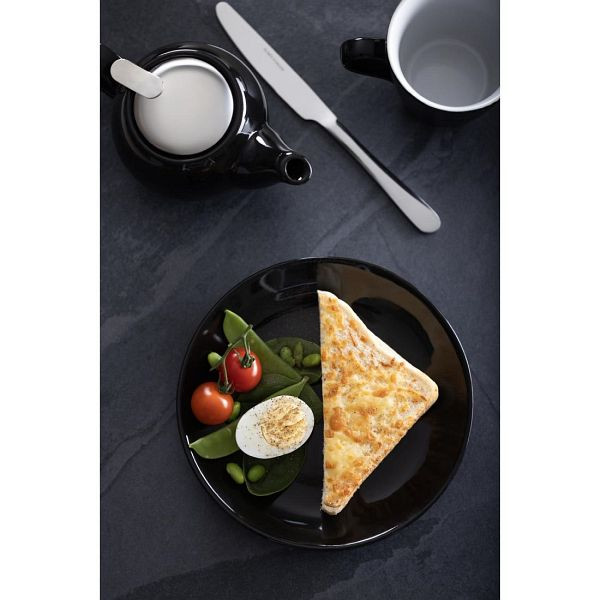 Olympia Cafe Coupe Teller Schwarz - 200mm 8" (12 Stück), CU950