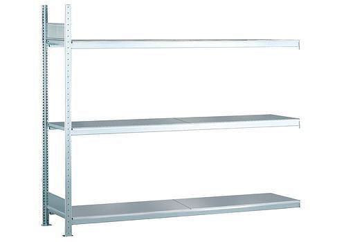 Schulte Weitspannregal mit Stahlböden, Anbaufeld, 3 Lagerebenen, Fachbreite 1500 mm, 1506 x 436 x 2000 mm, 278863