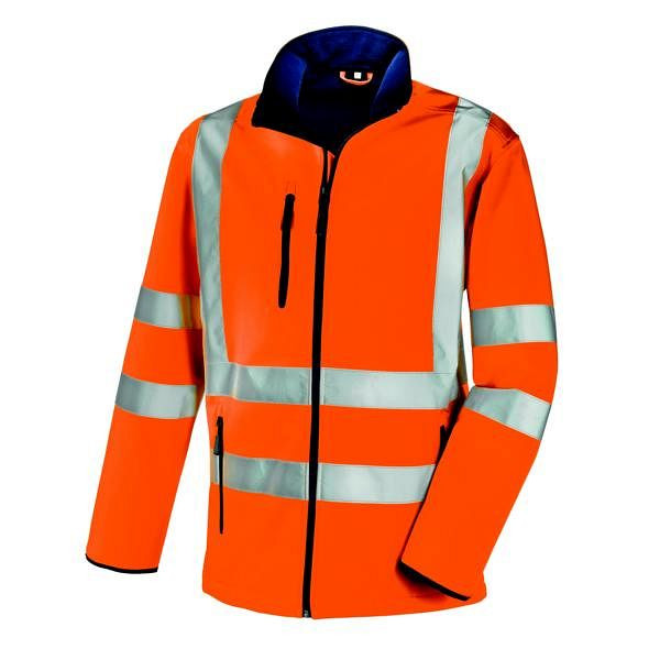 teXXor Warnschutz-Softshell-Jacke NIAGARA, Größe: S, Farbe: leuchtorange, 4104-S