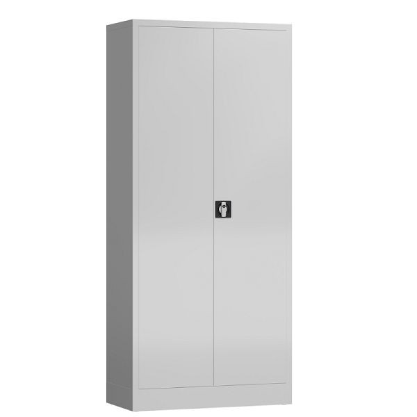 Lüllmann ClassiX Mehrzweck Flügeltürenschrank, 1800 x 800 x 380 mm, lichtgrau, X-545520