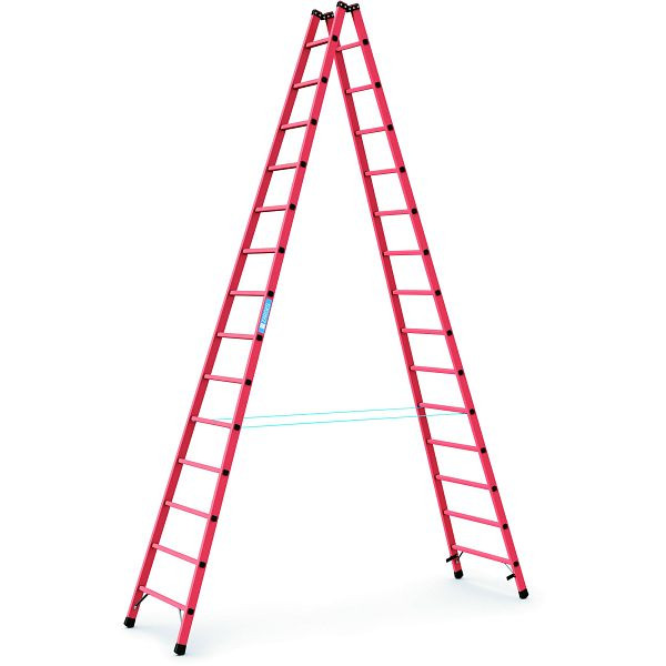 ZARGES EFA B - Kunststoff-Stehleiter 2 x 14 Sprossen, 41260
