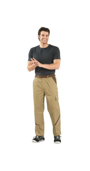 Planam Highline Bundhose, khaki/braun/zink, Größe 52, 2324052