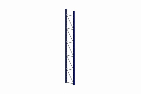 Meta Ständer 100/20 6000x800 mm, RAL 5010, für Palettenregal MULTIPAL, 200174457