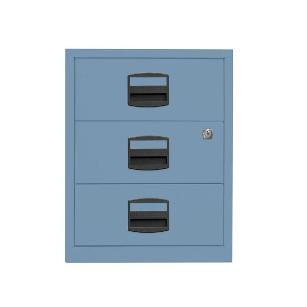 Bisley Home Rollcontainer PFA, 3 Universalschubladen, 605 blau, PFAM3S605