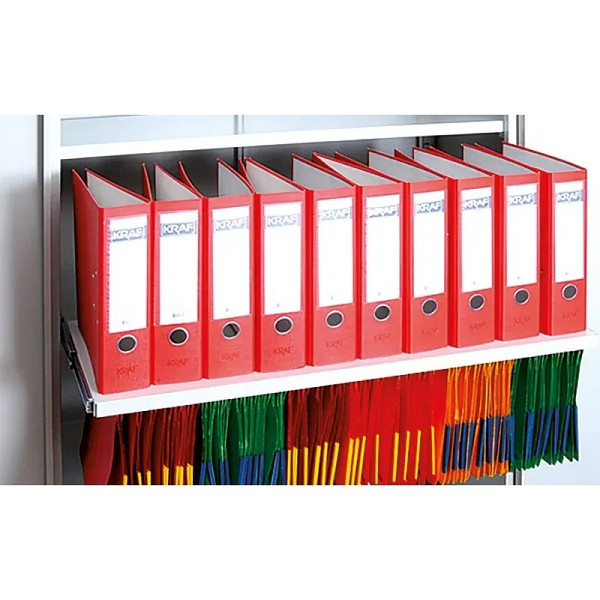 Lüllmann Teleskopfachboden für 53034x, lichtgrau, 530160