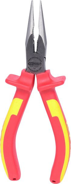 KS Tools ERGOTORQUE VDE Flachrundzange, 165mm, 117.1117