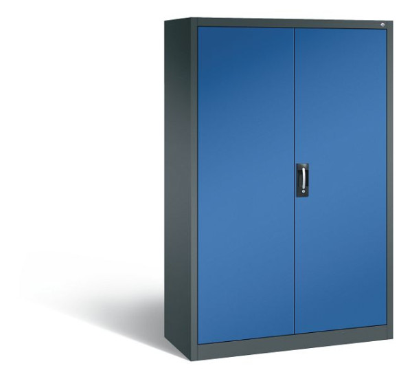 C+P Werkzeugschrank Acurado, H1950xB1200xT500mm, Farbe: Anthrazitgrau / Enzianblau, Muldengriff, 8931-00 S10890
