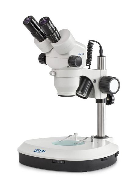 KERN Optics Stereo-Zoom-Mikroskop, Greenough 0,7 x - 4,5 x, Binokular, Eyepiece HSWF 10 x / Ø 23mm, OZM 542