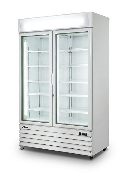 Saro Tiefkühlschrank mit Glastür - 2-türig Modell D 800, 453-1009