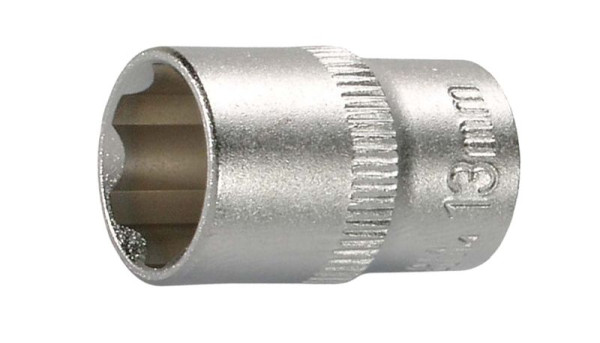 SW-Stahl Steckschlüsseleinsatz, 1/4", Wellen-Profil, 10 mm, 06455L-E10