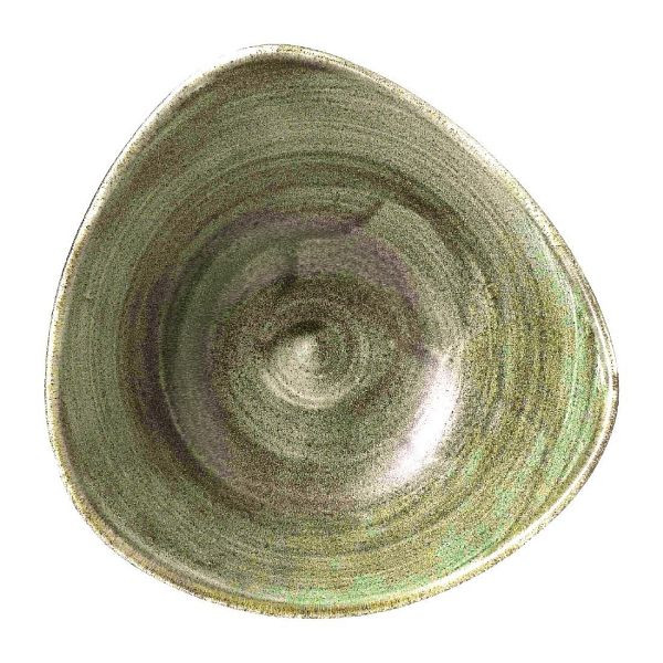 Churchill Stonecast Patina Lotusschale, brüniert, grün, 178 mm, (12 Stück), FD867