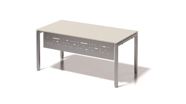 Bisley Cito Fußraumblende für Schreibtisch B 2000 mm, silber, S20355
