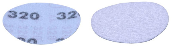 SW-Stahl Schleifpapier, ø 50 mm, Körnung 320, VE: 10 Stück, S3293-50/320