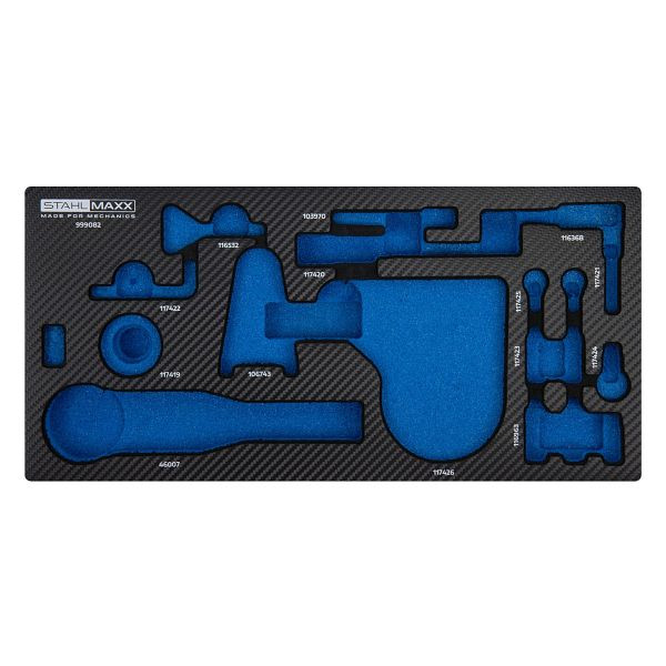 Stahlmaxx Schaumstoffeinlage 1/3 für Renault, Mercedes, Opel, XXL-999082S