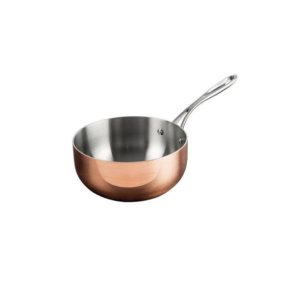 Vogue Tri-Wall Kupfer Sauteuse 20cm, konisch, gleichmäßige Wärmeverteilung, CM677