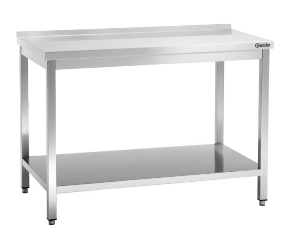 Bartscher Arbeitstisch 700, B1400, Aufkantung, 308147, 4015613600253