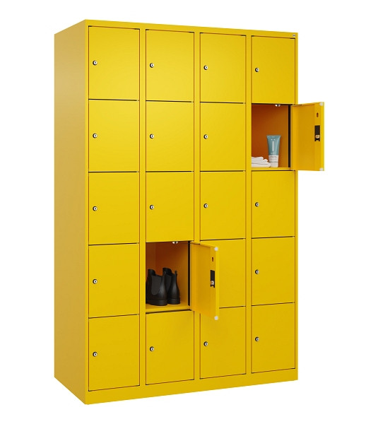 C+P Schließfachschrank Evolo PLUS, 20 Fächer, 1850x1200x500mm, 1023/1023, 049000-405 S10022