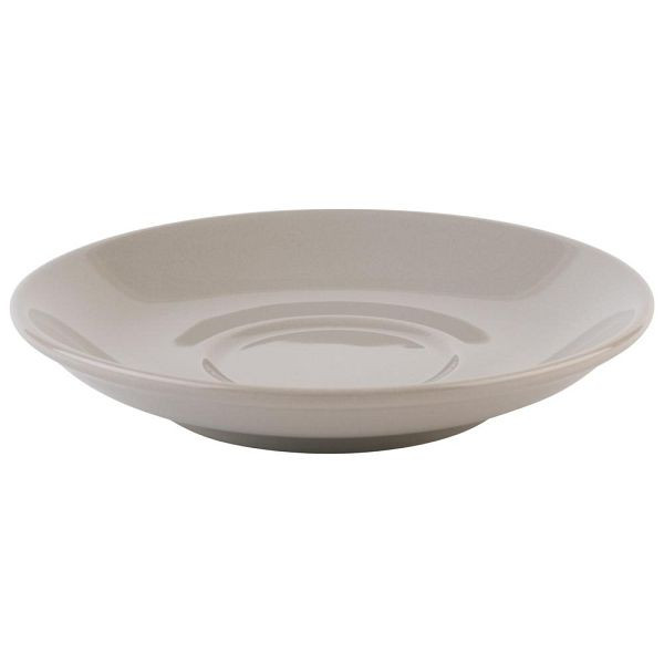 APS Kaffeeuntertassen in grau Ø 14,5 cm, Höhe: 2,5 cm, VE: 6 Stück, 16012