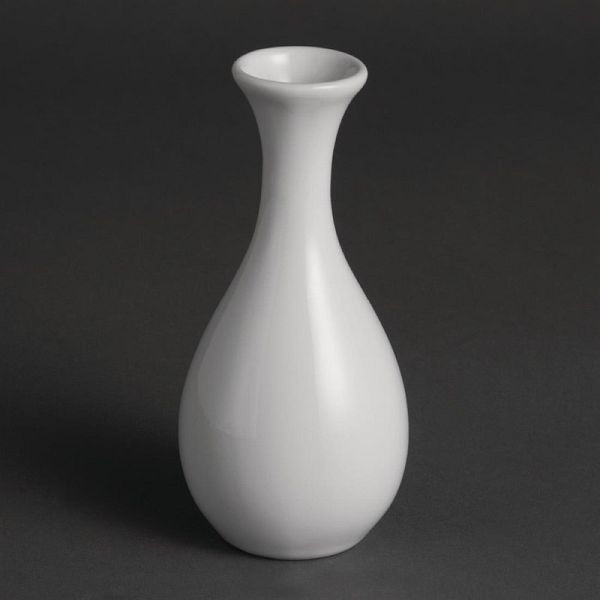 Olympia Whiteware Blumenvasen 12,5cm, VE: 12 Stück, W437
