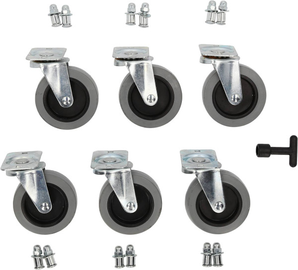 KS Tools Ersatz-Rolle für Kunststoff-Werkstattliege, Ø 75 mm, 500.8091