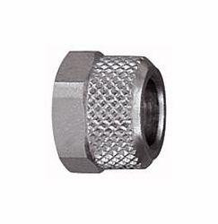 Riegler Überwurfmutter, SW: 9 mm, für Schlauch: 6/4 mm, Material: Messing vernickelt, 110642