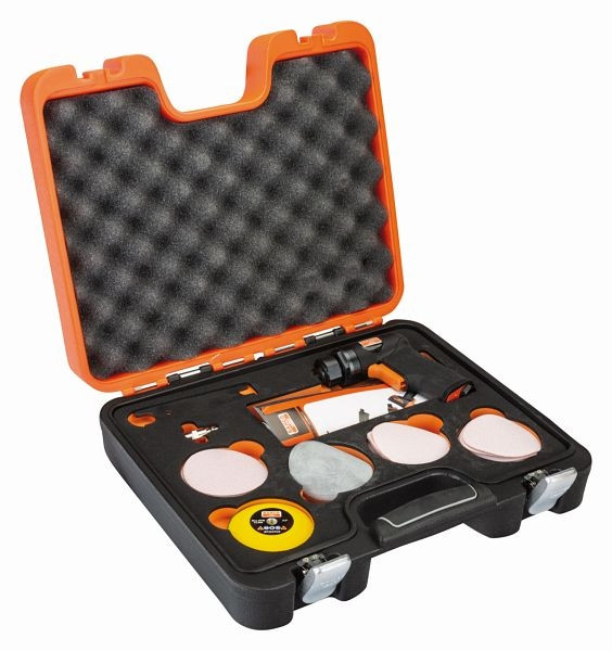 Bahco Set aus BP204 + Schleifscheiben Körnung 180, 220, 320, 800, BP204K