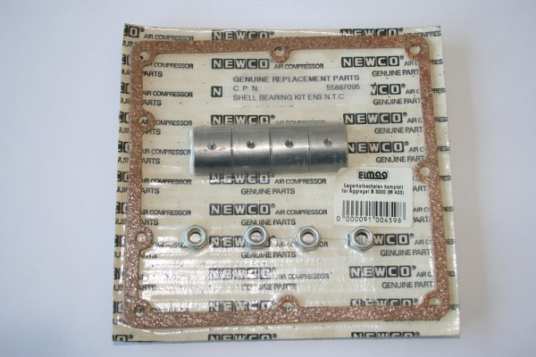 ELMAG Lagerhalbschalen-Satz komplett für Aggregat B 3000 (Newco EN3), 9100459