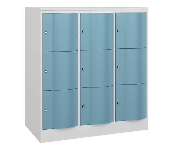 C+P XL-Schließfachschrank Resisto, H1255xB1148xT640mm, 9016/0010, 8573-373 S10214