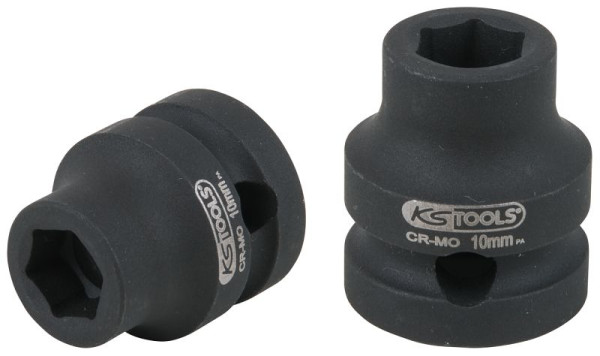KS Tools 1/2" Sechskant-Kraft-Stecknuss, extra kurz, 10,0 mm, 515.0056