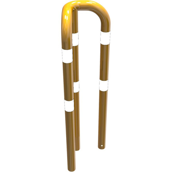 Stein HGS Rammschutzbügel -Solid- 90° gleichschenklig, 350x1150mm /zum Einbetonieren, 477.31bg