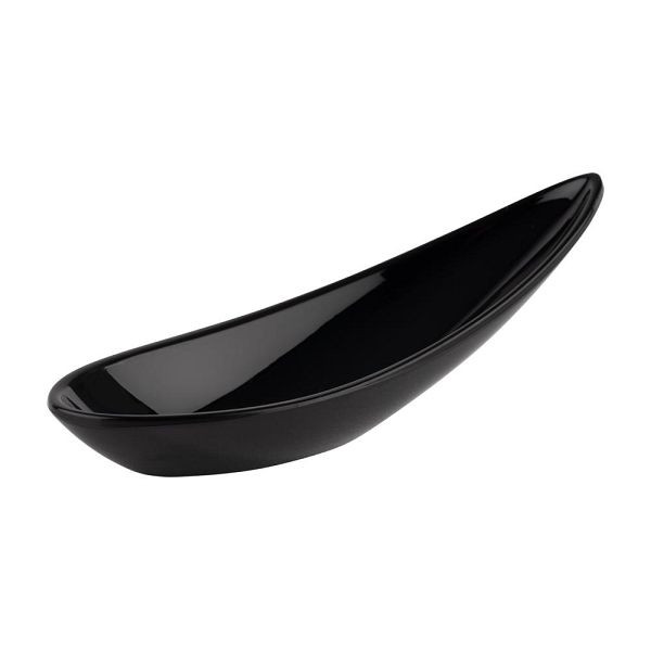 APS Fingerfoodlöffel -FRIENDLY-11 x 4,5 cm, Höhe: 4 cm PET, schwarz, VE: 12 Stück, 79013