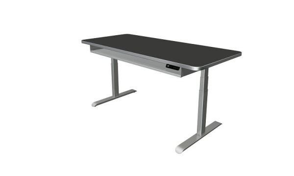 Kerkmann Steh-/Sitztisch Move 4 Premium, B 1800 x T 800 mm, elektrisch höhenverstellbar von 620-1270 mm, anthrazit, 10320513