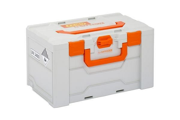 Cemo Akku-Systembrandschutzbox LI-SAFE 2-L, Maße 50 x 30 x 28 cm, 11872