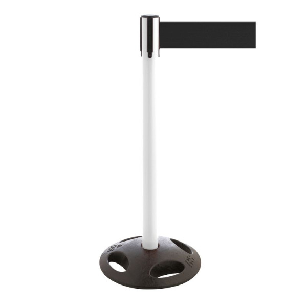 Stein HGS Personenleitsystem -P-Line Maxi-, weiß, schwarz, mit magnetischem Gurtendstück, 34175m-0304