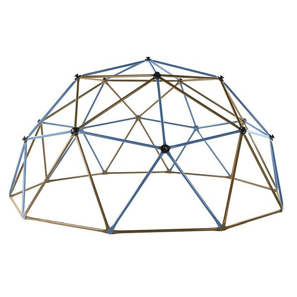 HOME DELUXE Klettergerüst MATTI inklusive Zelt und Schaukel - Blau/Bronze, 49495