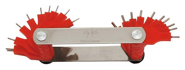 ELORA Düsenlehre, 20-teilig 0,45-1,50 mm, 194-20M, 0194500204000