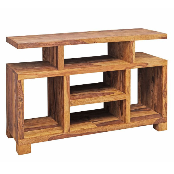 Wohnling Sideboard MUMBAI Sheesham Massivholz 115 x 76 x 40 cm Landhaus-Stil, WL1.208