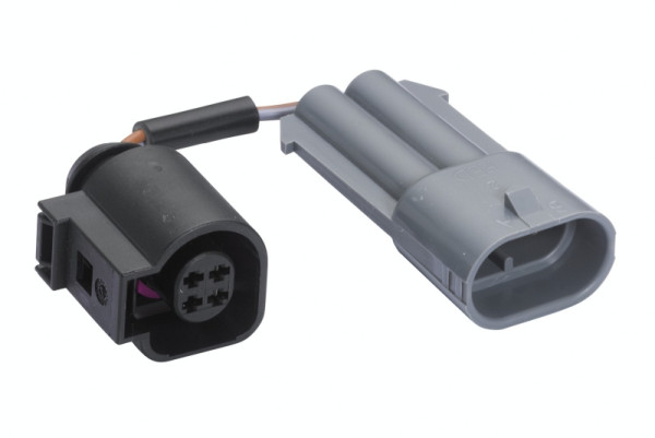 HELLA Leitungssatz, Adapterleitung vom 2-poligen Steckanschluss des Scheinwerfers auf 4-poligen FEP-Stecker, 8KA 202 117-011