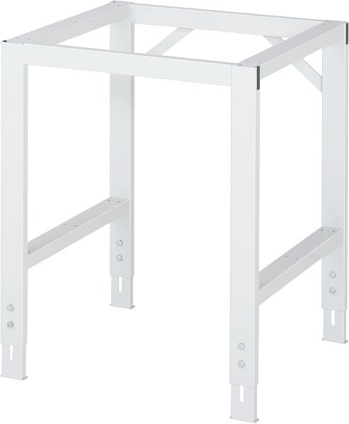 RAU Fahrbarer Arbeitstisch Tom (4 LR), B750xT1000xH910-1230mm, Buche-Massiv-Platte-25mm, 06-625B10-07-4LF.12