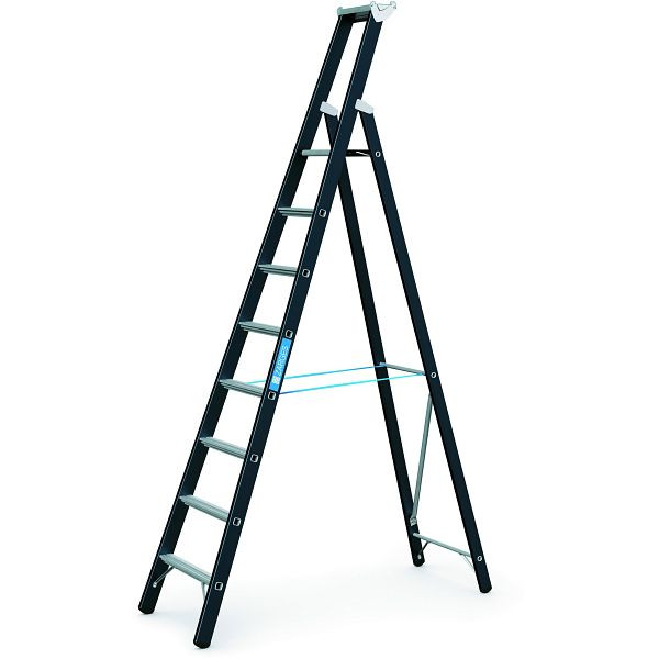 ZARGES Megastep S - LM-Stehleiter SL 8 Sprossen, 41149, 4003866411498