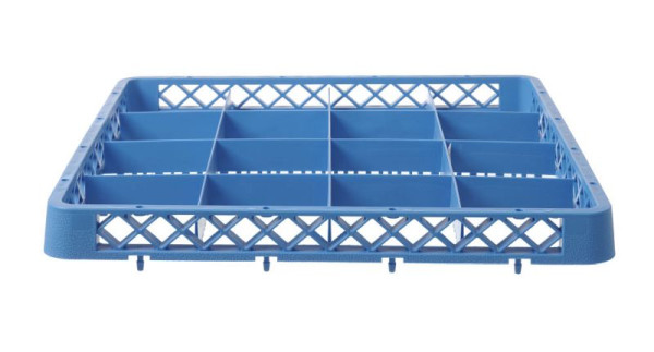 Hendi Aufsatz für Geschirrspülkorb, LxBxH: 500x500x45 mm, 16 Fächer 112x112 mm, 877531