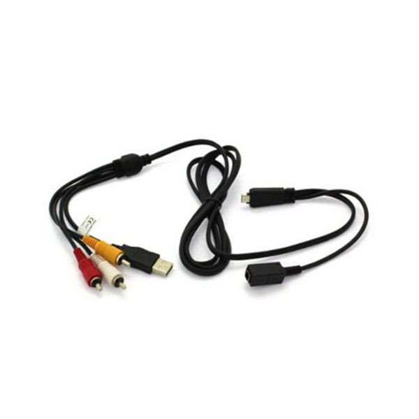 shiverpeaks BASIC-S, USB / AV Verbindungskabel für Sony Cyber Shot (USB 2.0, 3x Cinch Stecker auf Sony Cyber Shot Male & Female), 1,5m, BS77376