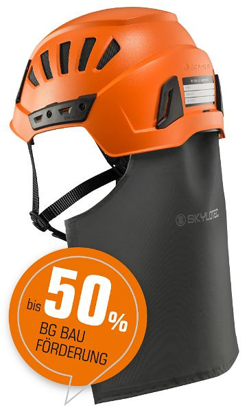 Skylotec Nackenband BE-390-01 + BE-401 KIT INCEPTOR GRX + NECKX, orange, SET-390-01
