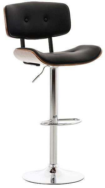 CLP Barhocker Sarnia Kunstleder, walnuss/schwarz, 309553