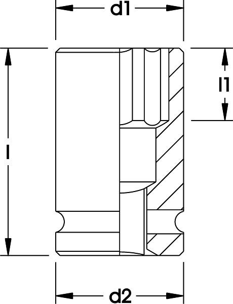ELORA Kraftschrauber-Einsatz 3/8", TORX®, 797-E16, 0797000165000