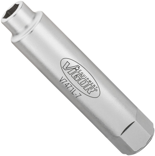 VIGOR Steckschlüssel, lang, 7 mm, V7471L-7, 4047728074780