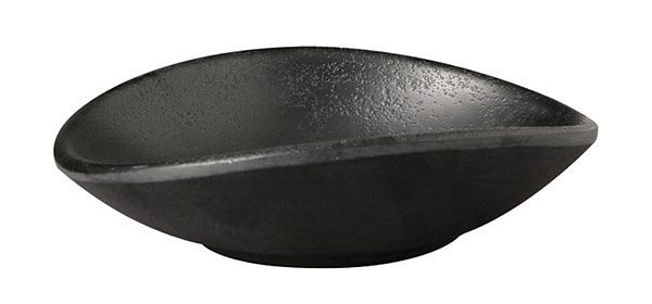 APS Schale -ZEN-, 11 x 10 cm, Höhe: 3 cm, Melamin, schwarz, Steinoptik, 0,04 Liter, 83732
